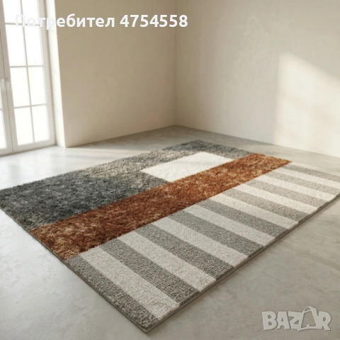 Модерен килим за хол 120х160см,Противоплъзгащ, снимка 4 - Килими - 53873240