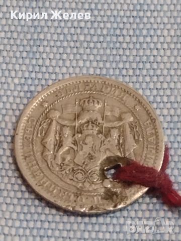 Монета 1 лев 1925г. Царство България продупчена за накити носия престилка 44877, снимка 3 - Нумизматика и бонистика - 45399943
