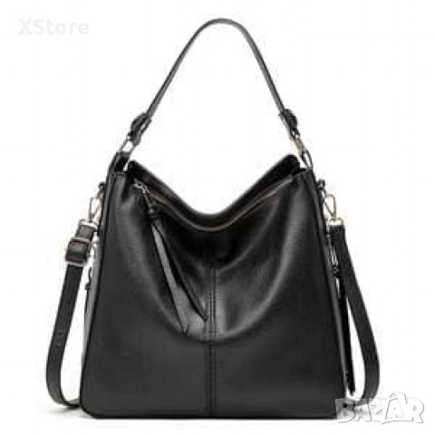 Стилна и просторна дамска чанта тип "торба", снимка 4 - Чанти - 52584738