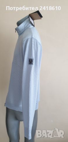 BELSTAFF Kelby Zip Cardigan Merino Knitted Full Zip Italy Mens Size L НОВО! ОРИГИНАЛ! Мъжка Вълнена , снимка 10 - Пуловери - 45118551