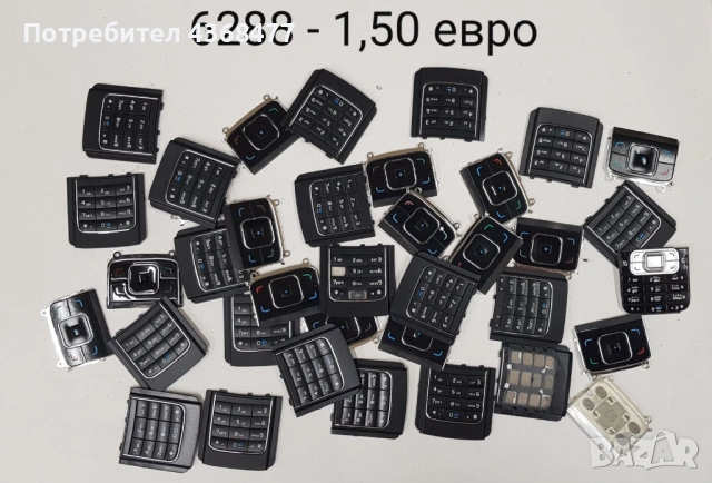 Клавиатура за Nokia 6234,6233,N70,7250,6680,7610,2600,6230i,6288,6280,6610,6610i,6210,6120cl,N95,N73, снимка 12 - Резервни части за телефони - 53287031