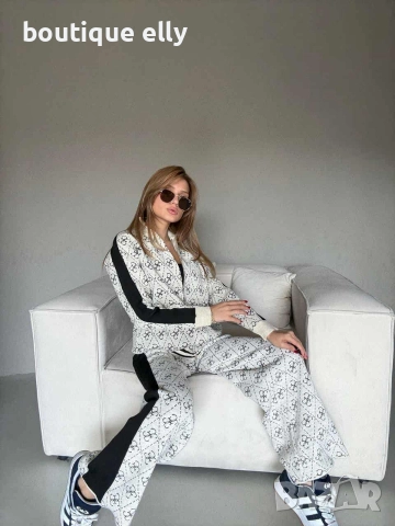 дамски комплект- черно, бяло, кафяво, снимка 5 - Комплекти - 52583555