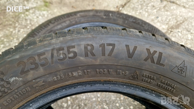 7.5мм 235/55/17 зимни гуми Continental TS870P. Континентал , снимка 9 - Гуми и джанти - 52560590