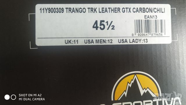 La Sportiva Trango Trk Leather GTX Ivy/Tango Red, снимка 15 - Спортни обувки - 37575132