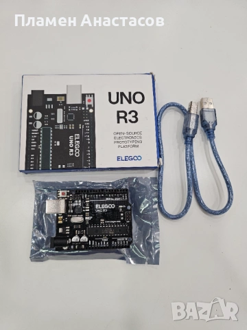 ELEGOO UNO R3 – Arduino съвместима платка с USB кабел, снимка 6 - Друга електроника - 53871324