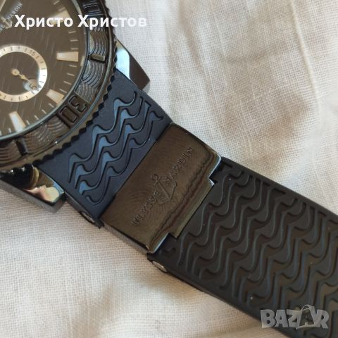 Луксозен мъжки часовник "Black Edition" Ulysse Nardin , снимка 6 - Мъжки - 41453504