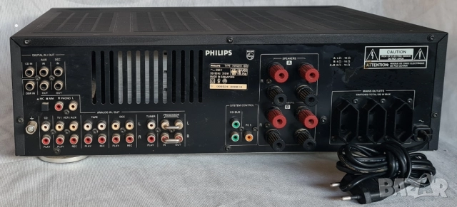 Усилвател PHILIPS 70FA951 310w , снимка 2 - Ресийвъри, усилватели, смесителни пултове - 52159376