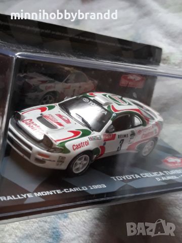 Abarth 124 Rally RGT  Toyota Celica Turbo 4WD  Rally Monte Carlo 1.43 Eaglemoss. Top Models., снимка 17 - Колекции - 46703928