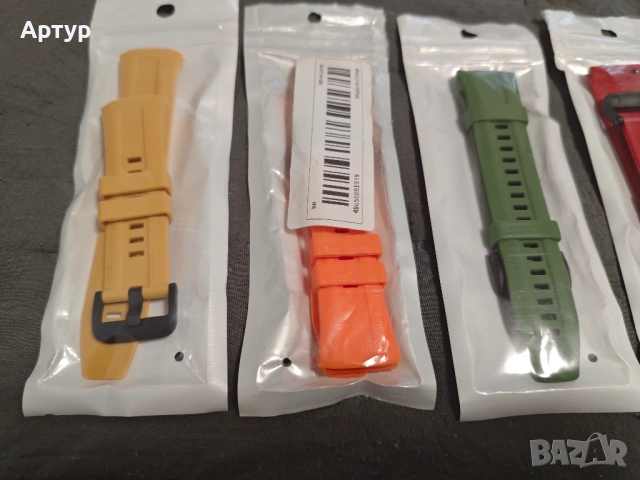 Силиконови каишки за часовник 22 мм., снимка 2 - Каишки за часовници - 54063439