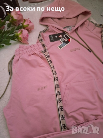 Guess Дамски Розов Спортен Комплект🔝Дамски Спортен Екип Гес Код BS-97, снимка 6 - Спортни екипи - 52097986