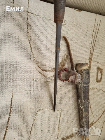 Автентичен берберски нож кама 18-19 век, снимка 3 - Колекции - 53923824