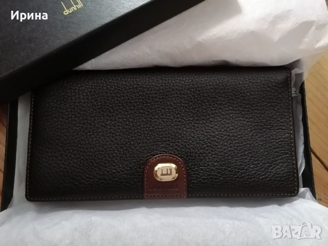 Портмоне ALFRED DUNHILL , естествена кожа, снимка 2 - Портфейли, портмонета - 53352162