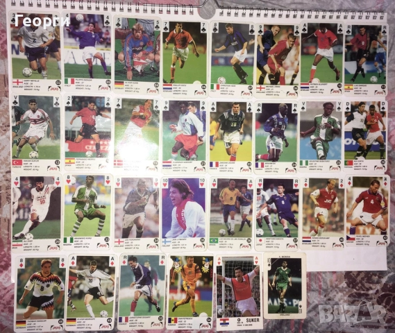 AKAS Champions (Акаш) Карти за игра с футболисти + Евро 2000, снимка 2 - Карти за игра - 52231023