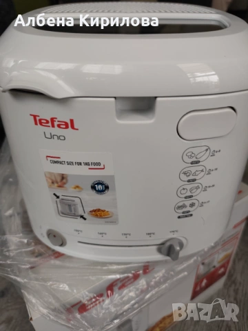 Нов фритюрник Тефал Уно, снимка 3 - Фритюрници - 53305871