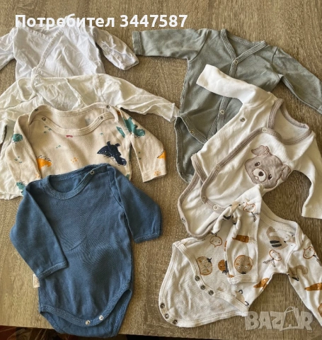 Дрешки за новородено 0-3 м, снимка 11 - Комплекти за бебе - 53800527