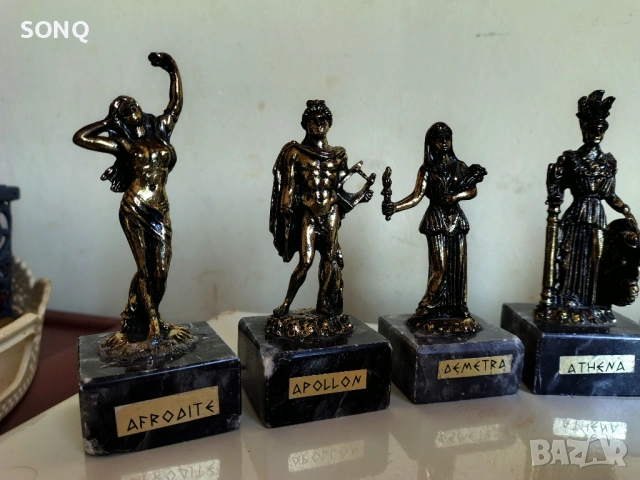 Колекционерски Бронзови Фигурки-Боговете На Олимп, снимка 2 - Колекции - 53137160