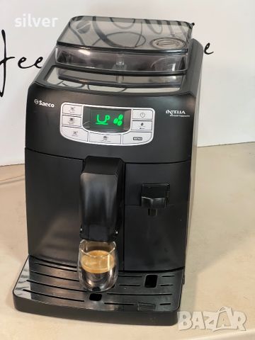 Кафемашина кафе автомат Saeco intelia с гаранция, снимка 4 - Кафемашини - 45972757