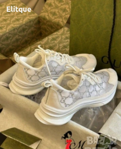 дамски маратонки Gucci , снимка 2 - Маратонки - 53576913