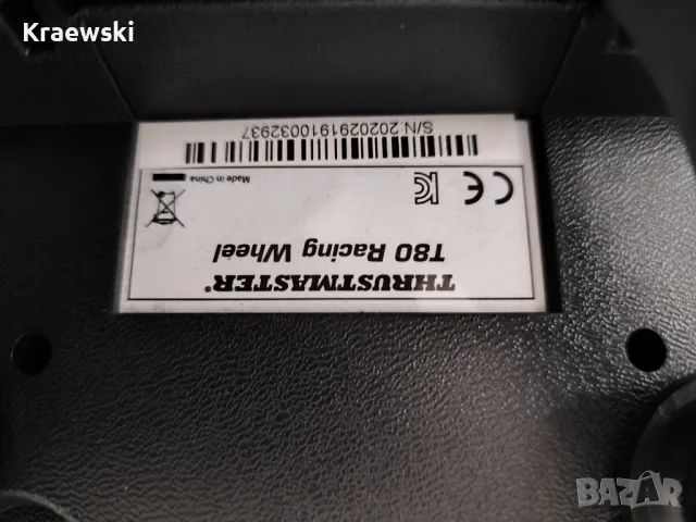 Волан и педали Thrustmaster T80 Racing Wheel за PS4, снимка 3 - PlayStation конзоли - 49608986