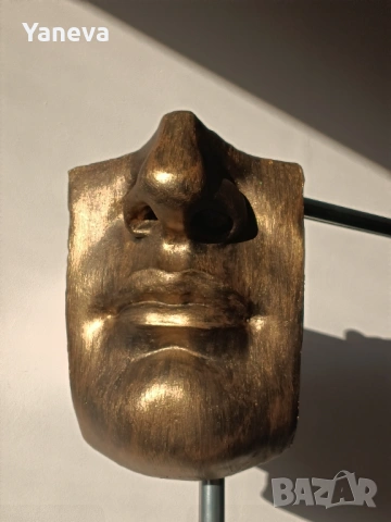 Авторска , абстрактна скулптура, изобразяваща стилизирано човешко лице. , снимка 6 - Статуетки - 53262880
