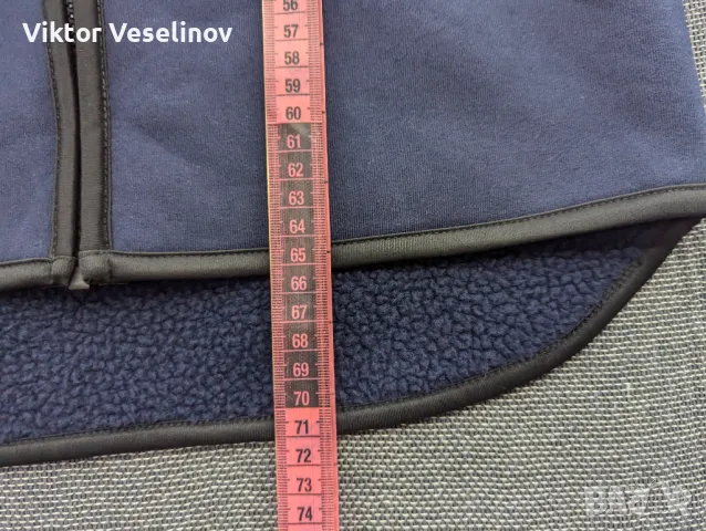 НОВО Blaklader Софтшел Мъжко Яке Размер S Син Softshell, снимка 5 - Якета - 49666406