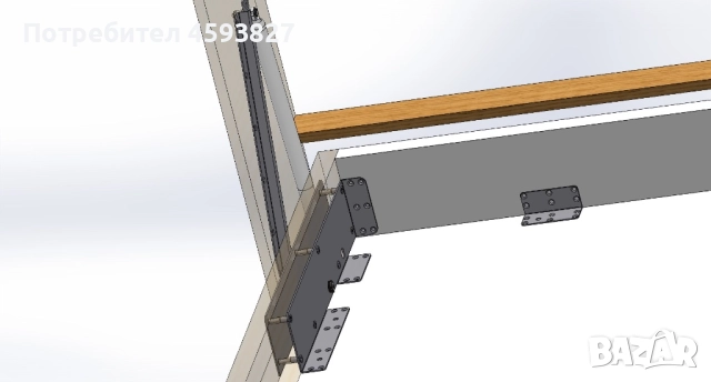 Падащо легло, механизъм, снимка 6 - Спални и легла - 51707151