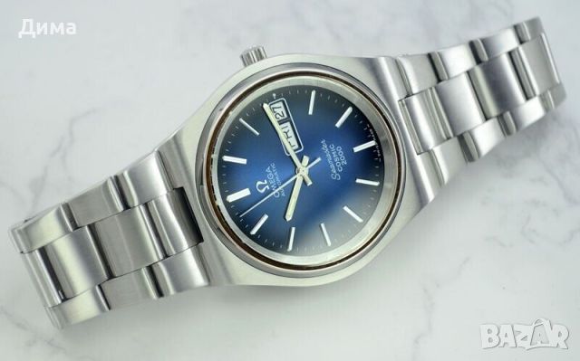 Omega Seamaster Cosmic 2000 Automatic, Тъмно син циферблат, Ден и дата , Ден и дата, Кал. 1022, снимка 5 - Мъжки - 46568642