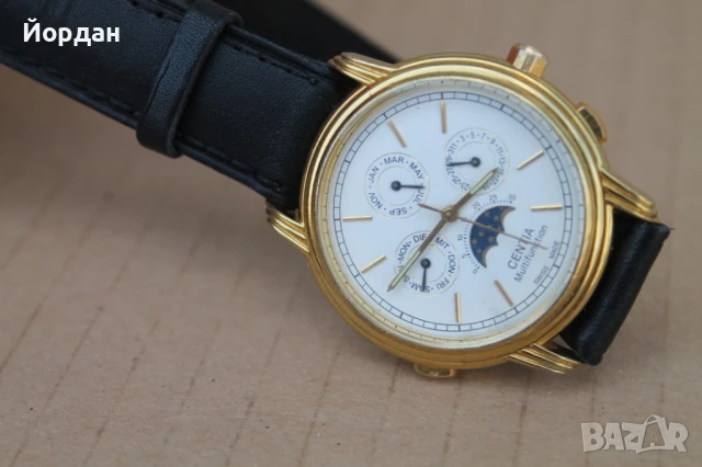 Швейцарски мъжки часовник ''Centiа Multifunction'', снимка 2 - Мъжки - 50896737