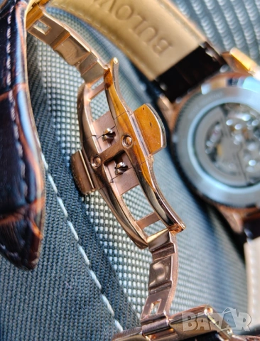 Перфектно състояние Bulova automatic 97A169, бартер, снимка 4 - Мъжки - 53099223