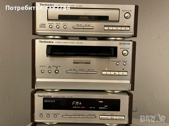 Компонентна аудио система Technics SE-HD51.SL-HD51,RS-HD81,ST-HD51, снимка 5 - Аудиосистеми - 52853030