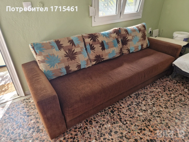 Диван разтегателен масив , снимка 4 - Дивани и мека мебел - 50643453