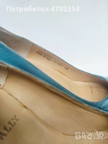 Обувки, марка Bally, нови, естествена кожа, снимка 6 - Дамски обувки на ток - 54028556