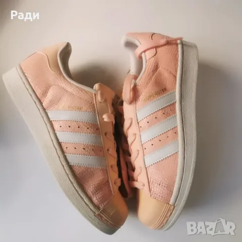 Adidas Super star кецове кожа, снимка 2 - Кецове - 49192933