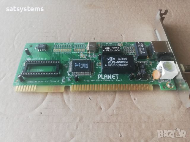 Planet ENW-2400P-2T V2.0 16-bit ISA Network Adapter NIC Card, снимка 5 - Мрежови адаптери - 46460493