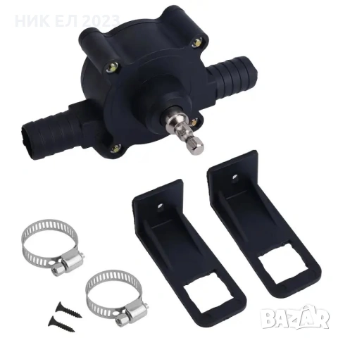 Помпа за източване на течност чрез бормашина