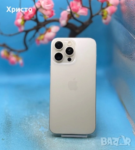 Apple iPhone 15 Pro Max, 256GB, 5G, White Titanium  , снимка 5 - Apple iPhone - 54242239