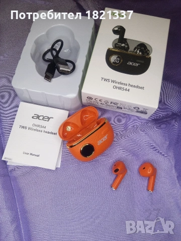 Безжични Bluetooth слушалки Acer, снимка 11 - Bluetooth слушалки - 53359406