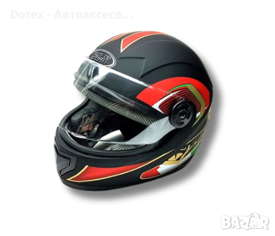 Каска с визьор за мотор, скутер, ATV - 5163