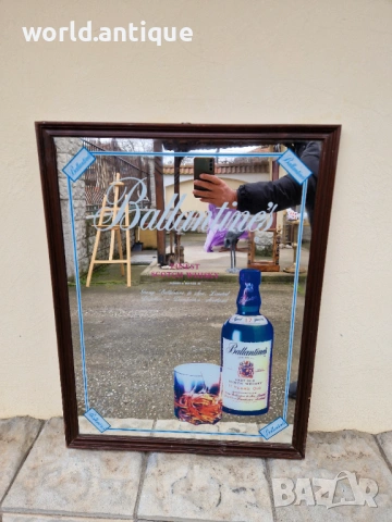 Прекрасно антикварно рекламно огледало , снимка 4 - Антикварни и старинни предмети - 53210445