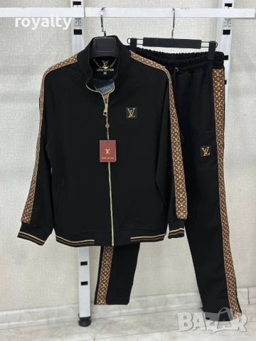 Louis Vuitton Черен Мъжки Екип 