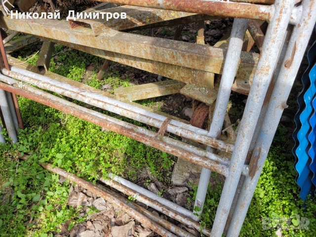 Продавам 4 броя основи на метално скеле Количка, снимка 7 - Други - 53689003