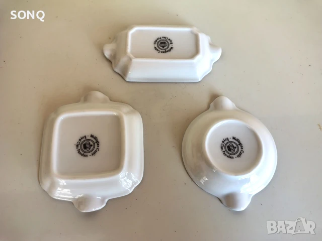 Уникални Стари Английски Порцеланови Пепелници, снимка 4 - Антикварни и старинни предмети - 51164333