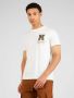 Мъжка тениска Alex Mustang, 100% памук, Бяла, XXL, снимка 1 - Тениски - 45528489