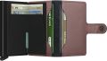 Secrid Mini Wallet Matte Rose - кожен портфейл, холандски, снимка 1