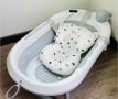 Сгъваема бебешка вана с термометър и възглавница, снимка 7