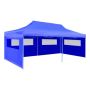 vidaXL Сгъваема pop-up парти шатра, синя, 3x6 м(SKU:41583, снимка 1 - Градински мебели, декорация  - 45285047