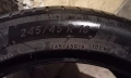 Продавам 2 броя летни гуми 245.45.18 на 1 сезон дот 2019 Мишелин , снимка 3