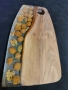 Дъска  от епоксидна смола и орех, снимка 3