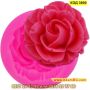 Молд с 1 роза изработен от силикон - КОД 3800, снимка 1 - Форми - 45404674