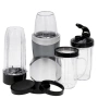 Мощен блендер за смутита с пълен комплект чаши и бутилки - BPA Free, импулсен режим, снимка 10